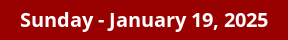 January 19, 2025 Daily Horoscope on DrStandley.com