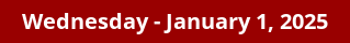 January 1, 2025 Daily Horoscope on DrStandley.com