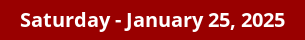 January 25, 2025 Daily Horoscope on DrStandley.com