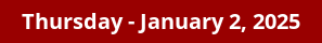 January 2, 2025 Daily Horoscope on DrStandley.com