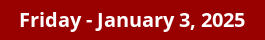 January 3, 2025 Daily Horoscope on DrStandley.com