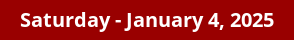 January 4, 2025 Daily Horoscope on DrStandley.com
