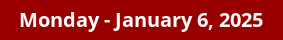 January 6, 2025 Daily Horoscope on DrStandley.com