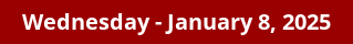 January 8, 2025 Daily Horoscope on DrStandley.com