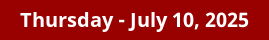 July 10, 2025 Daily Horoscope on DrStandley.com