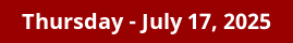 July 17, 2025 Daily Horoscope on DrStandley.com