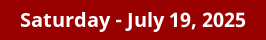 July 19, 2025 Daily Horoscope on DrStandley.com