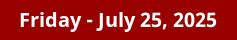 July 25, 2025 Daily Horoscope on DrStandley.com