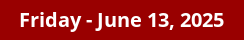June 13, 2025 Daily Horoscope on DrStandley.com