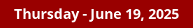 June 19, 2025 Daily Horoscope on DrStandley.com