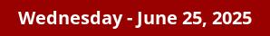 June 25, 2025 Daily Horoscope on DrStandley.com