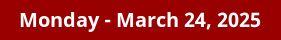 March 24, 2025 Daily Horoscope on DrStandley.com