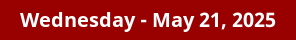 May 21, 2025 Daily Horoscope on DrStandley.com