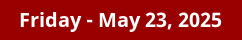 May 23, 2025 Daily Horoscope on DrStandley.com
