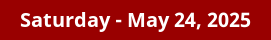 May 24, 2025 Daily Horoscope on DrStandley.com