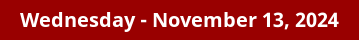 November 13, 2024 Daily Horoscope on DrStandley.com