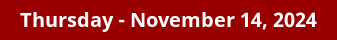 November 14, 2024 Daily Horoscope on DrStandley.com