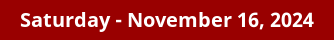 November 16, 2024 Daily Horoscope on DrStandley.com