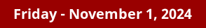 November 1, 2024 Daily Horoscope on DrStandley.com