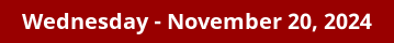 November 20, 2024 Daily Horoscope on DrStandley.com