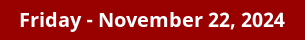 November 22, 2024 Daily Horoscope on DrStandley.com