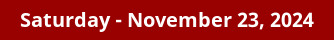 November 23, 2024 Daily Horoscope on DrStandley.com