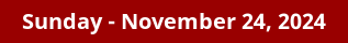 November 24, 2024 Daily Horoscope on DrStandley.com