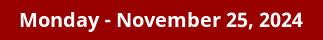 November 25, 2024 Daily Horoscope on DrStandley.com