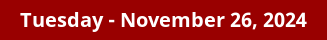 November 26, 2024 Daily Horoscope on DrStandley.com