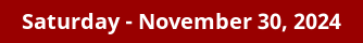 November 30, 2024 Daily Horoscope on DrStandley.com