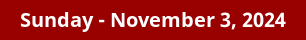 November 3, 2024 Daily Horoscope on DrStandley.com