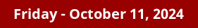 October 11, 2024 Daily Horoscope on DrStandley.com
