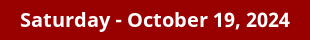 October 19, 2024 Daily Horoscope on DrStandley.com