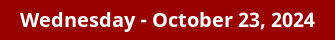 October 23, 2024 Daily Horoscope on DrStandley.com