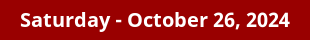 October 26, 2024 Daily Horoscope on DrStandley.com