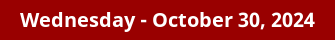 October 30, 2024 Daily Horoscope on DrStandley.com