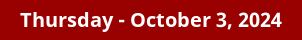 October 3, 2024 Daily Horoscope on DrStandley.com