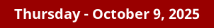 October 9, 2025 Daily Horoscope on DrStandley.com