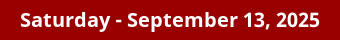 September 13, 2025 Daily Horoscope on DrStandley.com