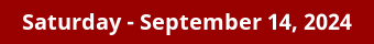 September 14, 2024 Daily Horoscope on DrStandley.com