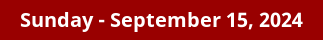 September 15, 2024 Daily Horoscope on DrStandley.com