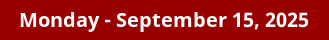September 15, 2025 Daily Horoscope on DrStandley.com