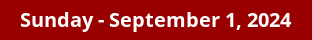 September 1, 2024 Daily Horoscope on DrStandley.com