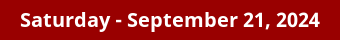 September 21, 2024 Daily Horoscope on DrStandley.com