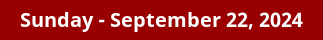 September 22, 2024 Daily Horoscope on DrStandley.com