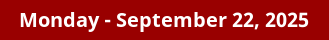 September 22, 2025 Daily Horoscope on DrStandley.com