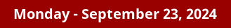 September 23, 2024 Daily Horoscope on DrStandley.com