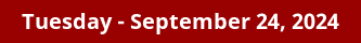 September 24, 2024 Daily Horoscope on DrStandley.com