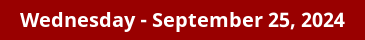 September 25, 2024 Daily Horoscope on DrStandley.com