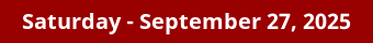 September 27, 2025 Daily Horoscope on DrStandley.com